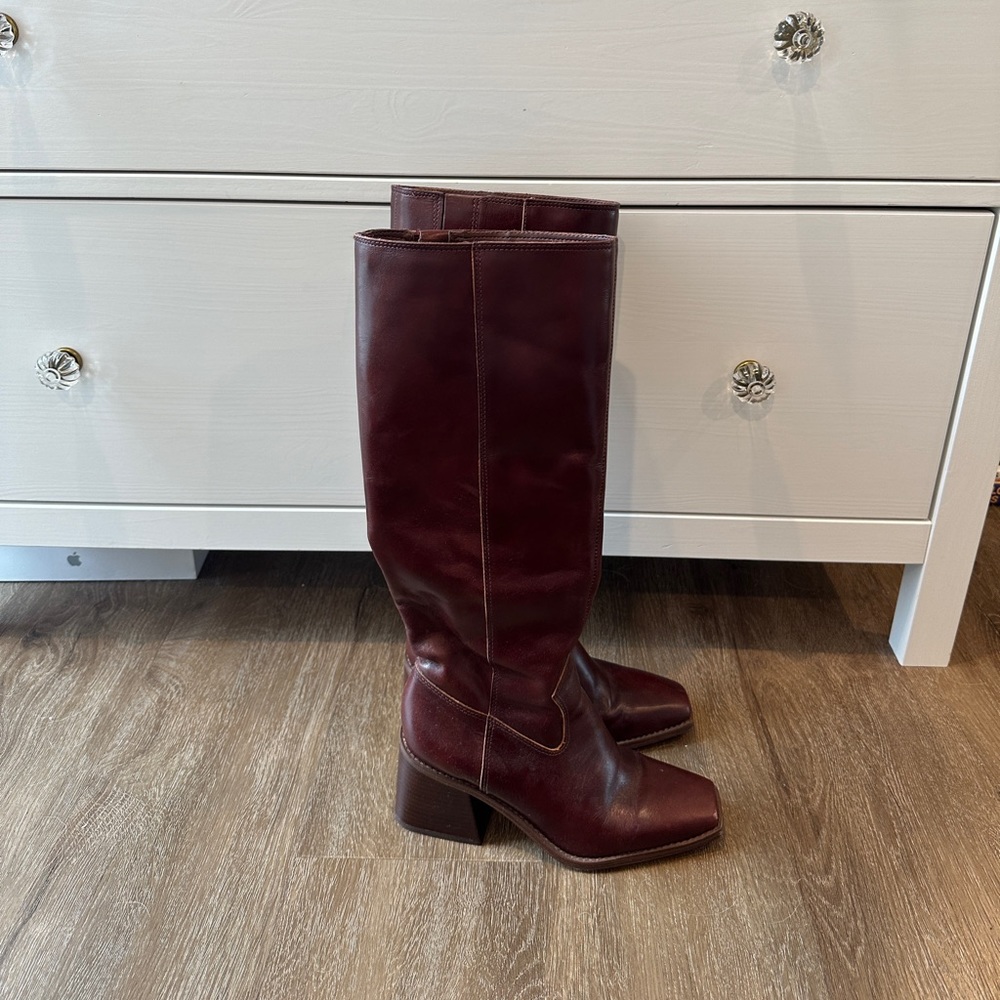 Vince Camuto Sangeti Extra Wide-Calf Boot Size 6.5/37